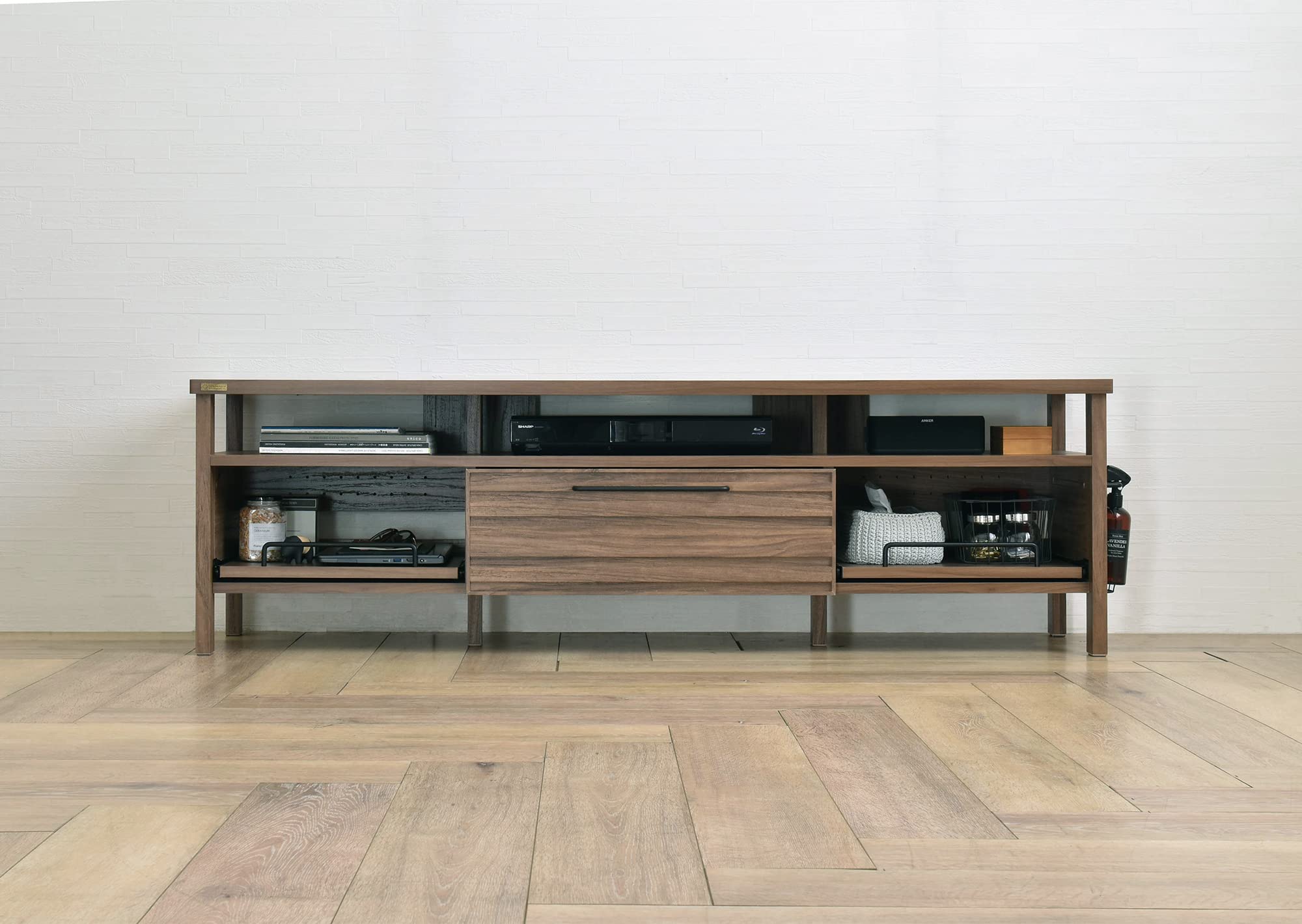 Amazon｜佐藤産業 LAFIKA テレビボード 幅150cm 奥行40cm 高さ45cm